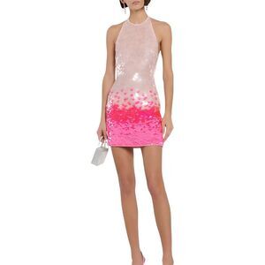 Linda Charm Womens  Embellished Mini Dress